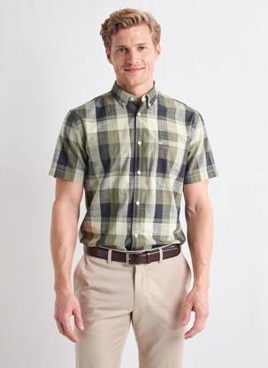 Chemise manches courtes poches vert CAMEL ACTIVE homme