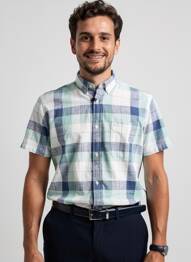 Chemise manches courtes poches bleu CAMEL ACTIVE homme