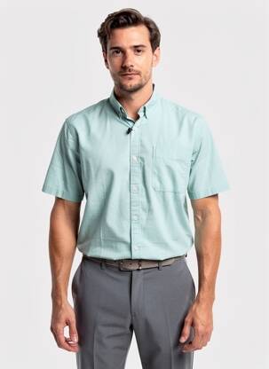 Chemise manches courtes poches bleu CAMEL ACTIVE homme