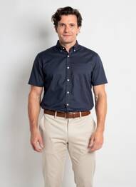 Chemise manches courtes poches bleu fonce CAMEL ACTIVE homme