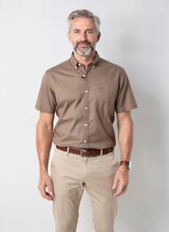 Chemise manches courtes poches marron CAMEL ACTIVE homme