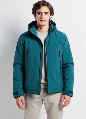 Doudoune poches a capuche vert U.S. POLO ASSN homme