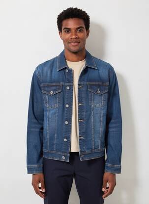 Veste casual fermeture boutonnée sur le devant bleu fonce U.S. POLO ASSN homme