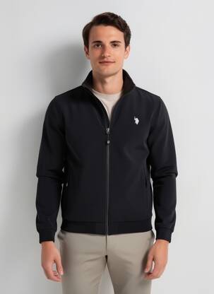 Veste casual resserrée sur le bas noir U.S. POLO ASSN homme