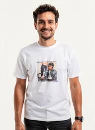 T-shirt coupe cintrée manches courtes blanc TRAMAROSSA homme