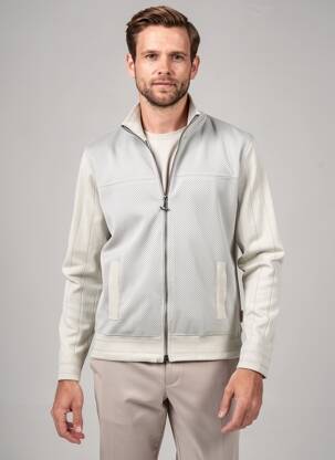 Veste casual resserrée sur le bas gris BOB homme