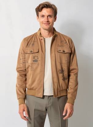 Blouson poches marron BOB homme