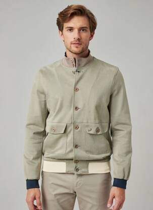 Blouson poches vert BOB homme