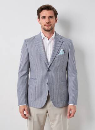 Blazer poches bleu BOB homme