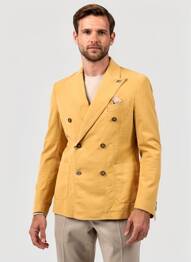 Blazer coupe cintrée jaune BOB homme