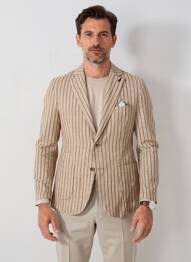 Blazer coupe cintrée beige BOB homme
