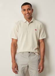 Polo stretch manches courtes beige TRAMAROSSA homme