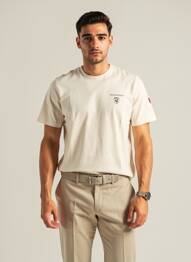 T-shirt stretch manches courtes beige TRAMAROSSA homme