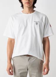 T-shirt stretch manches courtes blanc TRAMAROSSA homme