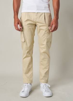 Pantalon cargo taille à pinces taille normale beige U.S. POLO ASSN homme