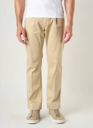 Pantalon chino stretch taille normale beige U.S. POLO ASSN homme