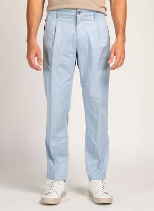 Pantalon chino tissage popeline taille normale bleu U.S. POLO ASSN homme