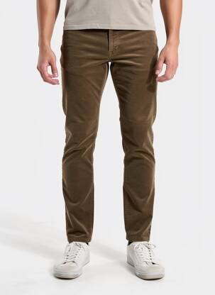 Pantalon slim tissage velours taille normale vert CAMEL ACTIVE homme