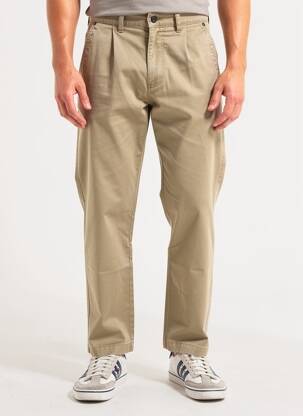 Pantalon chino stretch taille normale beige CAMEL ACTIVE homme