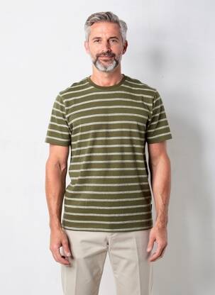 T-shirt coupe cintrée manches courtes vert FYNCH-HATTON homme