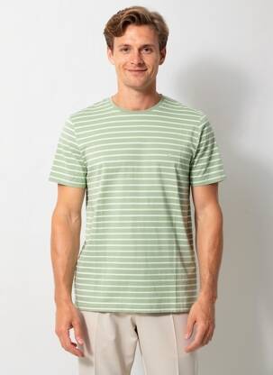 T-shirt coupe cintrée manches courtes vert FYNCH-HATTON homme