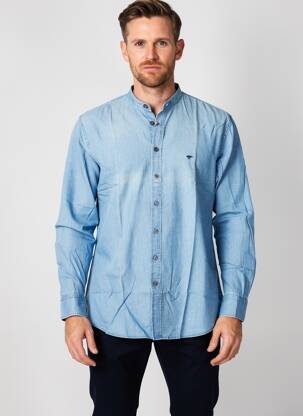 Chemise manches longues coupe cintrée bleu FYNCH-HATTON homme
