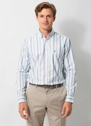 Chemise manches longues coupe cintrée rose FYNCH-HATTON homme