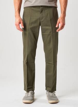 Pantalon chino tissage chiné taille normale vert FYNCH-HATTON homme