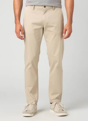 Pantalon chino tissage popeline taille normale beige FYNCH-HATTON homme