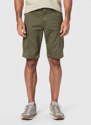 Bermuda multipoches taille normale vert FYNCH-HATTON homme