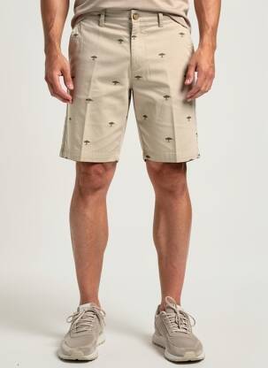 Bermuda stretch taille normale beige FYNCH-HATTON homme