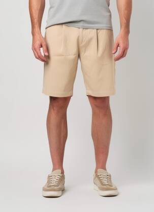 Bermuda stretch taille normale beige FYNCH-HATTON homme