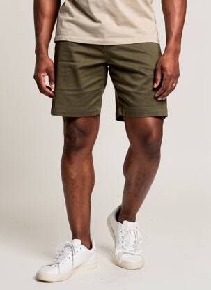 Bermuda taille à pinces taille normale vert FYNCH-HATTON homme
