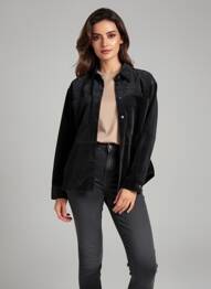 Veste casual coupe droite noir CAMEL ACTIVE femme
