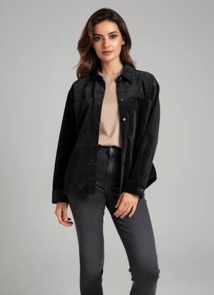 Veste casual coupe droite noir CAMEL ACTIVE femme