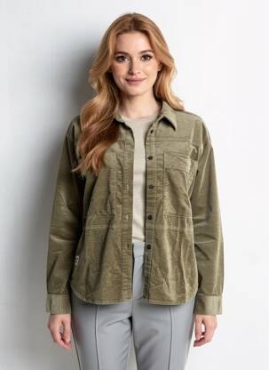 Veste casual coupe droite vert CAMEL ACTIVE femme