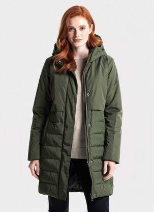 Doudoune poches a capuche vert CAMEL ACTIVE femme