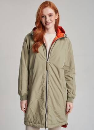 Doudoune poches a capuche orange CAMEL ACTIVE femme
