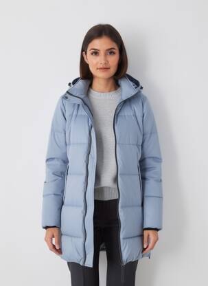 Doudoune poches a capuche bleu CAMEL ACTIVE femme