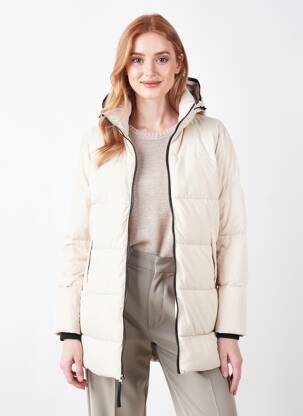 Doudoune poches a capuche beige CAMEL ACTIVE femme