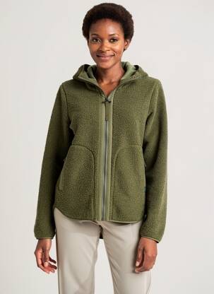 Polaire capuche vert CAMEL ACTIVE femme