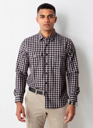 Chemise manches longues poches noir ZADIG & VOLTAIRE homme