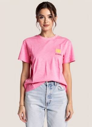 T-shirt coupe droite manches courtes rose PM MERE & FILLE femme