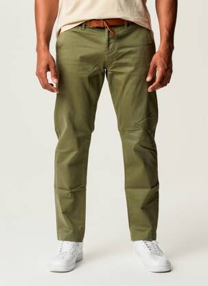 Pantalon chino tissage popeline taille normale vert JACK & JONES homme
