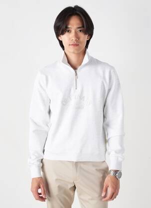 Sweat-shirt stretch manches longues gris JACK & JONES homme