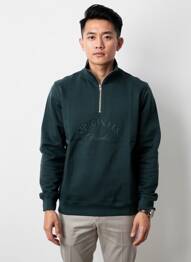 Sweat-shirt stretch manches longues vert JACK & JONES homme