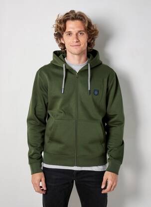 Veste casual resserrée sur le bas vert JACK & JONES homme