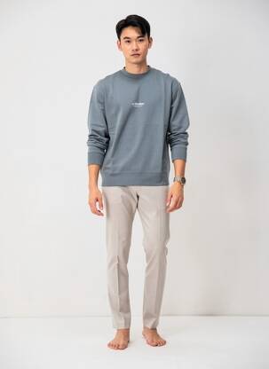 Sweat-shirt stretch manches longues vert JACK & JONES homme