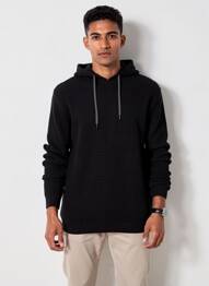 Pull col rond manches longues noir JACK & JONES homme