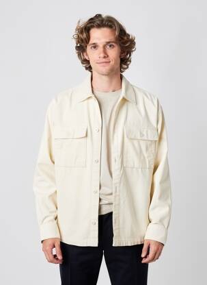 Veste casual fermeture boutonnée sur le devant beige JACK & JONES homme